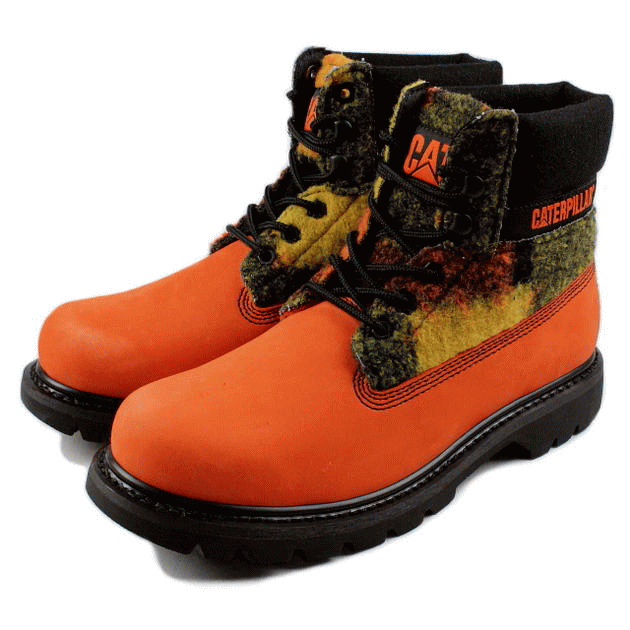 red caterpillar boots